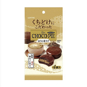 ファミリーマート ロッテ くちどけにこだわったプチチョコパイほうじ茶ラテ