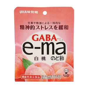 ファミリーマート ＵＨＡ味覚糖　ｅ－ｍａのど飴ＧＡＢＡ白桃