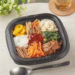 大豆のお肉！７種野菜のビビンバ丼　ファミマ