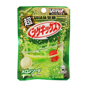 ファミリーマート ＵＨＡ味覚糖 超シゲキックスメロンソーダ