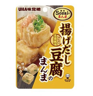 ファミリーマート UHA味覚糖 揚げ出し豆腐のまんまほんのり生姜風味