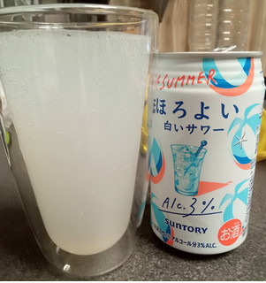 「サントリー ほろよい 白いサワー 缶350ml」のクチコミ画像 by ぎんなんさん