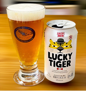 「黄桜 ラッキーブリュー ラッキータイガー 旨味ペールエール 缶350ml」のクチコミ画像 by ビールが一番さん