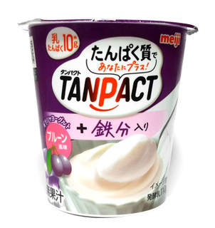 「明治 TANPACT ギリシャヨーグルト プルーン風味 カップ110g」のクチコミ画像 by つなさん