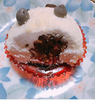 「セブン-イレブン パンダのいちごチョコケーキ」のクチコミ画像 by オタチーヌさん