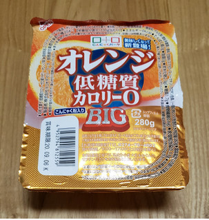 「こんにゃくパーク オレンジゼリー 0カロリー こんにゃく粉入りのなめらかゼリー パック280g」のクチコミ画像 by みにぃ321321さん