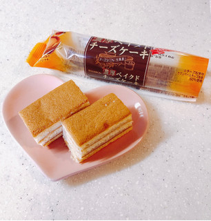 「ブルボン 濃厚ベイクドチーズケーキ 袋1個」のクチコミ画像 by ビーピィさん