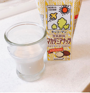 「キッコーマン 豆乳飲料 マカダミアナッツ パック200ml」のクチコミ画像 by ビーピィさん
