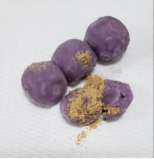「江崎グリコ アイスの実 国産紫いも 袋7ml×12」のクチコミ画像 by みにぃ321321さん