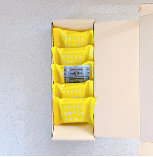 「PRESS BUTTER SAND バターサンド 檸檬 箱5個」のクチコミ画像 by むぎっこさん