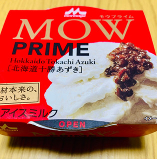 「森永 MOW PRIME 北海道十勝あずき カップ140ml」のクチコミ画像 by ももかあさんさん