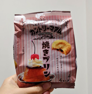 「不二家 カントリーマアム 焼きプリン味 袋4個」のクチコミ画像 by 果季口さん