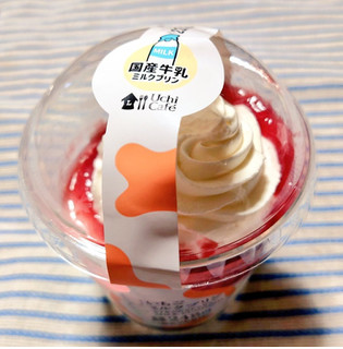 「ローソン Uchi Cafe’ いちごミルクプリン」のクチコミ画像 by glaceさん