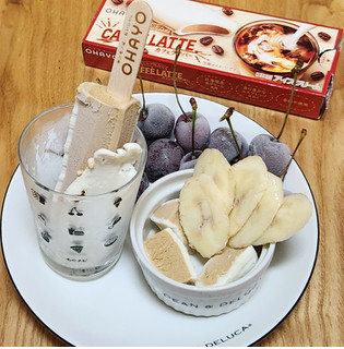 「オハヨー ミルク包みのCAFFE LATTEカフェラテバー 箱80ml」のクチコミ画像 by みにぃ321321さん