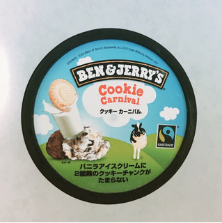 「BEN＆JERRY’S ミニカップ アイスクリーム クッキーカーニバル カップ120ml」のクチコミ画像 by レイラルさん