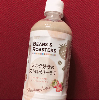 「UCC BEANS＆ROASTERS ミルク好きのストロベリーラテ ペット450ml」のクチコミ画像 by まえ子んさん