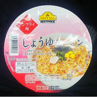 「イオン トップバリュ ベストプライス（TOPVALU BESTPRICE） しょうゆラーメン 70g」のクチコミ画像 by モーパパさん