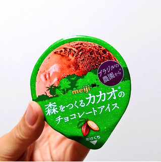 「明治 森をつくるカカオのチョコレートアイス」のクチコミ画像 by 果季口さん