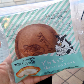 「ローソン Uchi Cafe’ × Milk どらもっち 味わいミルククリーム」のクチコミ画像 by 果季口さん