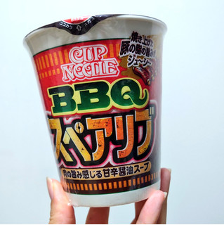 「日清食品 カップヌードル BBQスペアリブ ビッグ カップ100g」のクチコミ画像 by 果季口さん