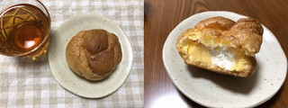 「モンテール 小さな洋菓子店 牛乳と卵のカスタード＆ホイップシュー 袋1個」のクチコミ画像 by nagomi7さん