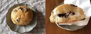 「ローソン チョコメロンパン チョコチップ＆ホイップ」のクチコミ画像 by nagomi7さん