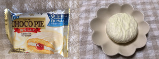 「ロッテ 白いチョコパイ 初雪ミルク 袋1個」のクチコミ画像 by nagomi7さん