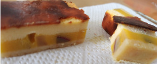 「ファミリーマート 紅はるかとバスク風チーズケーキ 3種のチーズ使用」のクチコミ画像 by 毎日が調整日さん