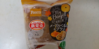 「Pasco My Bagel メープルくるみ＆ブラン 袋1個」のクチコミ画像 by レビュアーさん