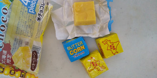「チロル チロルチョコ バターコーン 袋4個」のクチコミ画像 by レビュアーさん