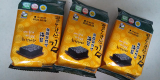 「韓国味付け海苔 袋8枚×3」のクチコミ画像 by レビュアーさん
