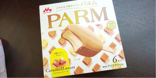 「森永 PARM キャラメルラバーズ 箱55ml×6」のクチコミ画像 by taaさん