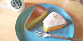 「スターバックス 宇治抹茶チーズケーキ」のクチコミ画像 by taaさん