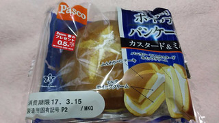 「Pasco たっぷりホイップパンケーキ カスタード＆ミルク 袋1個」のクチコミ画像 by ﾙｰｷｰｽﾞさん