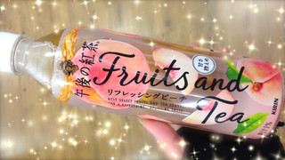 「KIRIN 午後の紅茶 Fruits and Tea リフレッシングピーチ ペット500ml」のクチコミ画像 by green_appleさん