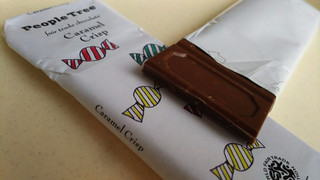 「ピープルツリー フェアトレードチョコレート キャラメルクリスプ•チョコレート 50g」のクチコミ画像 by みゃーさん