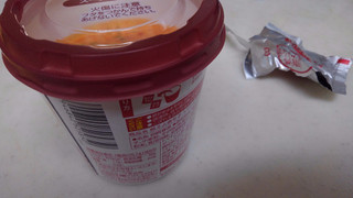 「アサヒ 燃えよ唐辛子 トマトかき玉麺 カップ25.7g」のクチコミ画像 by レビュアーさん