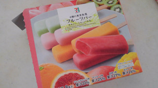 「セブンプレミアム 4種の果実食感 フルーツバー 箱40ml×8」のクチコミ画像 by レビュアーさん