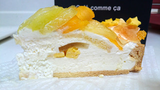 「カフェコムサ 彦星 メロンとマンゴーのケーキ」のクチコミ画像 by ゆっち0606さん