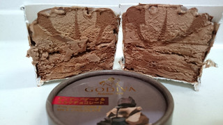 「ゴディバ カップアイス タンザニアダーク＆ミルクチョコレート カップ125ml」のクチコミ画像 by ゆっち0606さん