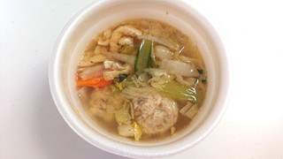 「ローソン 鶏団子と野菜の和風スープ」のクチコミ画像 by ゆっち0606さん