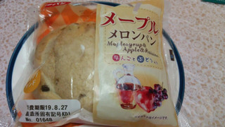 「第一パン メープルメロンパン りんごとぶどう入り 袋1個」のクチコミ画像 by 紫の上さん