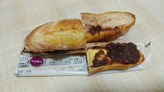 「ローソン マチノパン あんことバターのフランスパン」のクチコミ画像 by やっぺさん