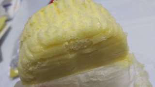 「トップバリュ ベストプライス しっとり食感 北海道チーズ蒸しケーキ 袋1個」のクチコミ画像 by なんやかんやさん