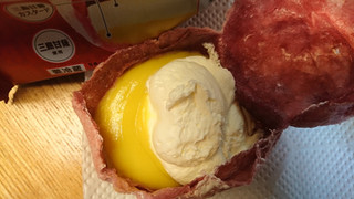 「セブン-イレブン ダブルクリームの焼きいもこ 三島甘藷」のクチコミ画像 by ピノ吉さん
