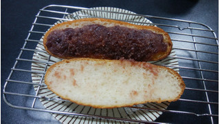 「ローソン マチノパン あんことバターのフランスパン」のクチコミ画像 by しろねこエリーさん