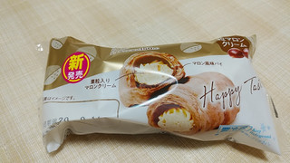 「ファミリーマート 冷やして食べるパイコロネ マロンクリーム」のクチコミ画像 by やっぺさん