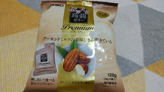 「オリヒロ ぷるんと蒟蒻ゼリー プレミアム アーモンドミルク 袋20g×6」のクチコミ画像 by やっぺさん