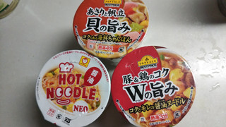 「イオン トップバリュ ベストプライス 豚＆鶏のコク Wの旨み コクとキレの醤油ヌードル カップ78g」のクチコミ画像 by なんやかんやさん