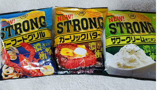 「湖池屋 STRONG ポテトチップス ガーリックバター 袋56g」のクチコミ画像 by nag～ただいま留守にしております～さん